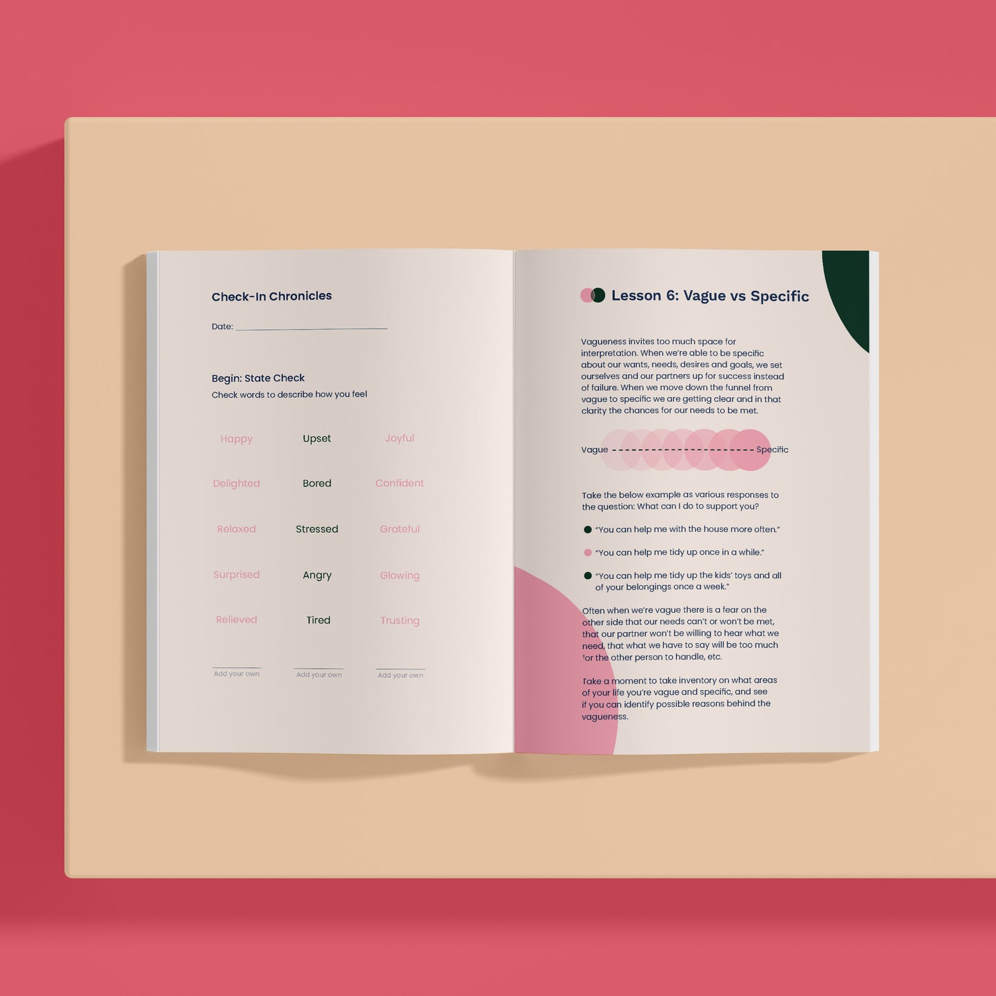 Check-In Chronicles Workbook